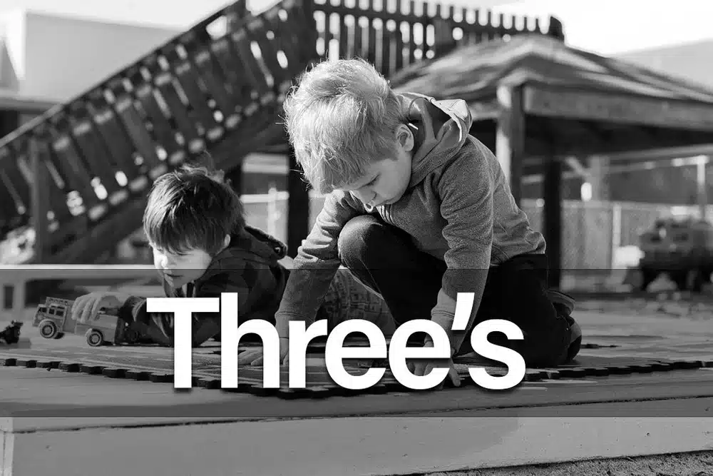 threes